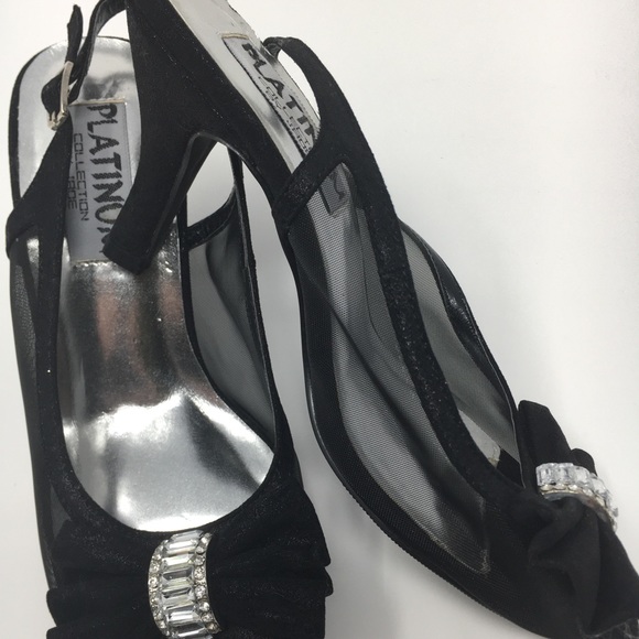 Platinum Collection by Jade Black Mesh Satin - Picture 7 of 13